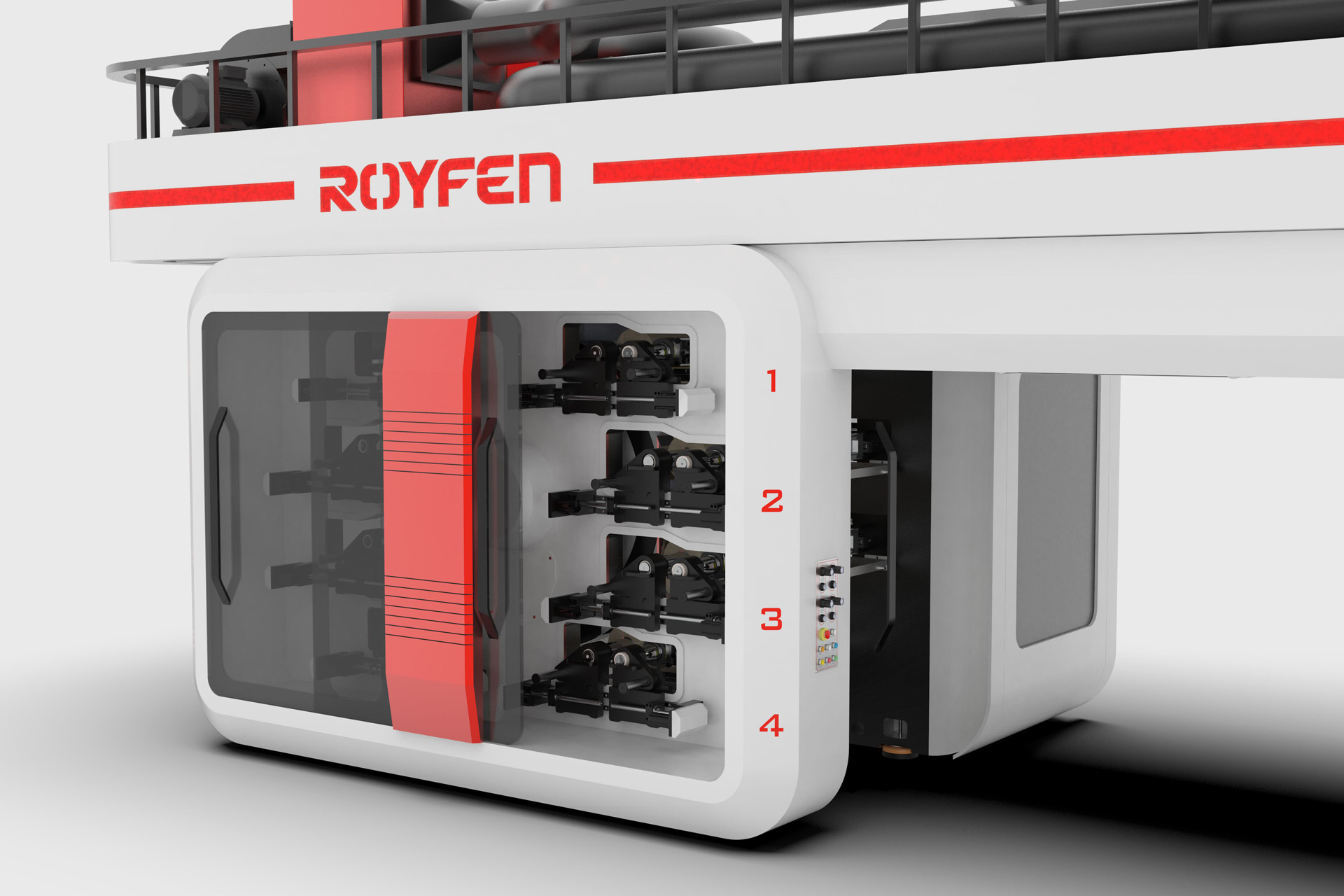 central-impression-flexo-press