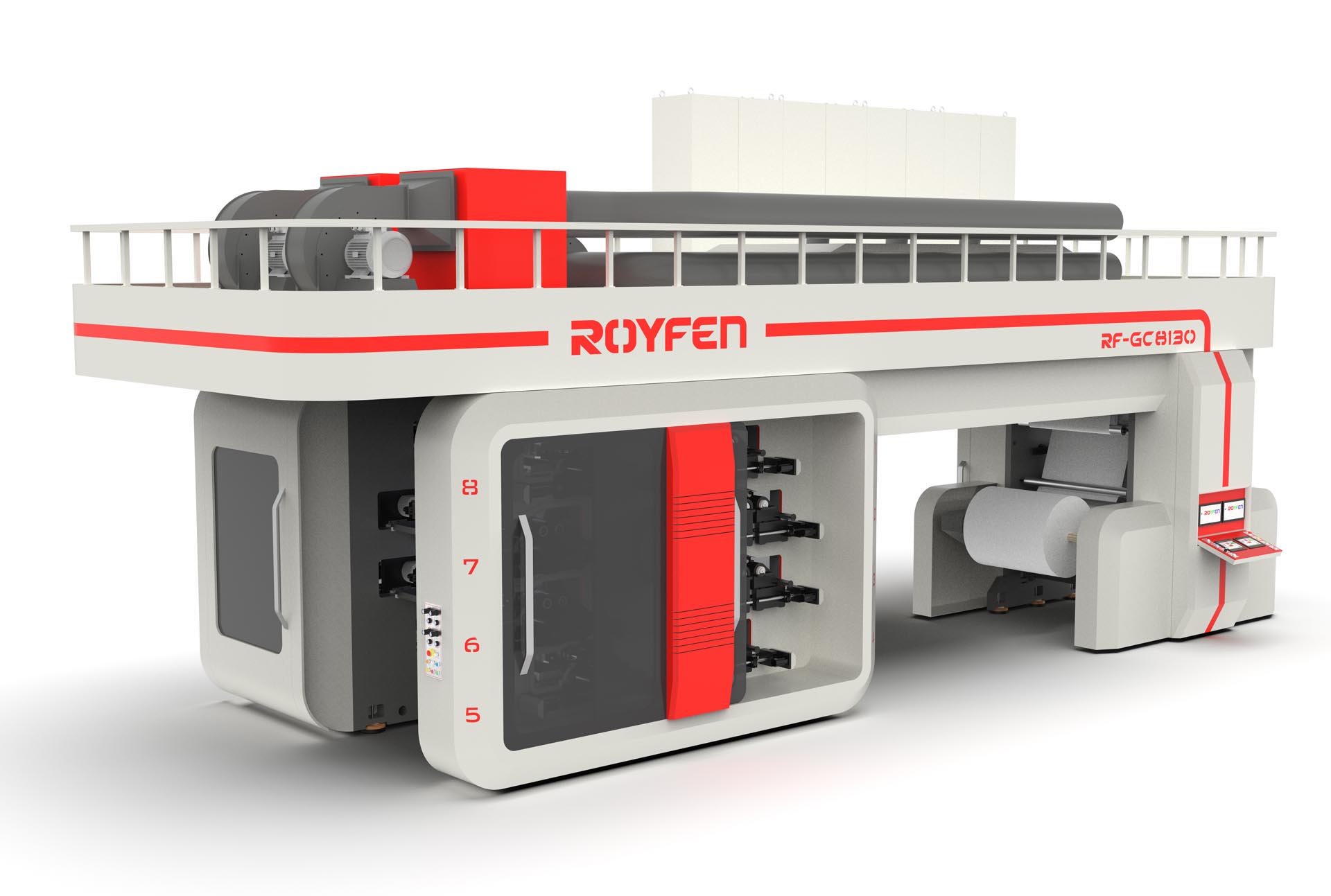 servo-gearless-flexo-printing-machine